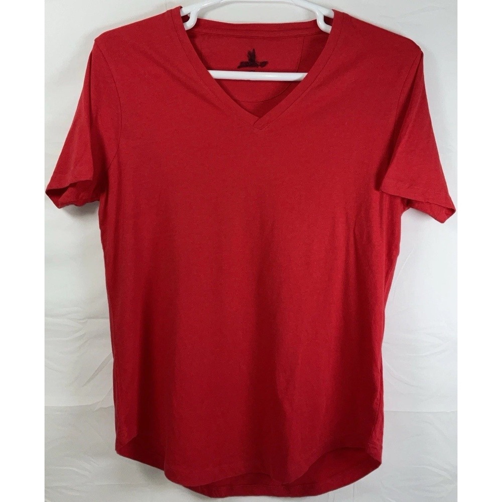 NWOT Women's Johnnie-O Merediths Short Sleeve 100% Cotton T-Shirt - Red - Large